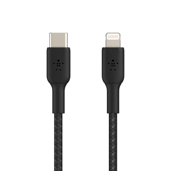 کابل تبدیل  USB-C به لایتنینگ بلکین مدل CAA004bt2MBK Fast Charge طول 2 متر